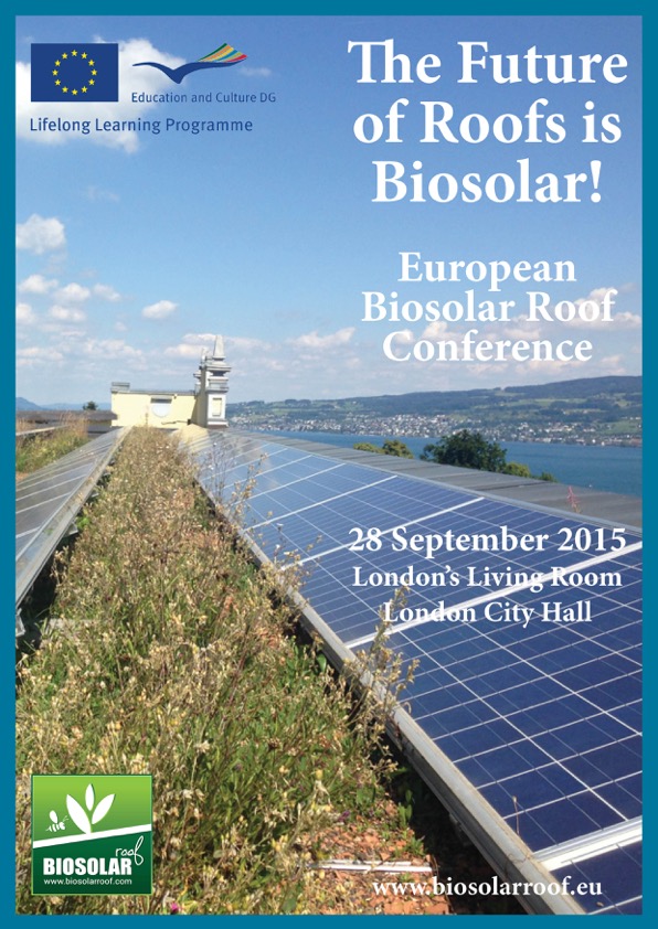 BIOSOLAR ROOFS CONFERENCE 2015 BROCHURE