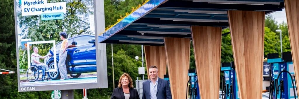 Scotland’s Most Powerful EV Charging Hub Goes Live in Dundee with a Green Roof