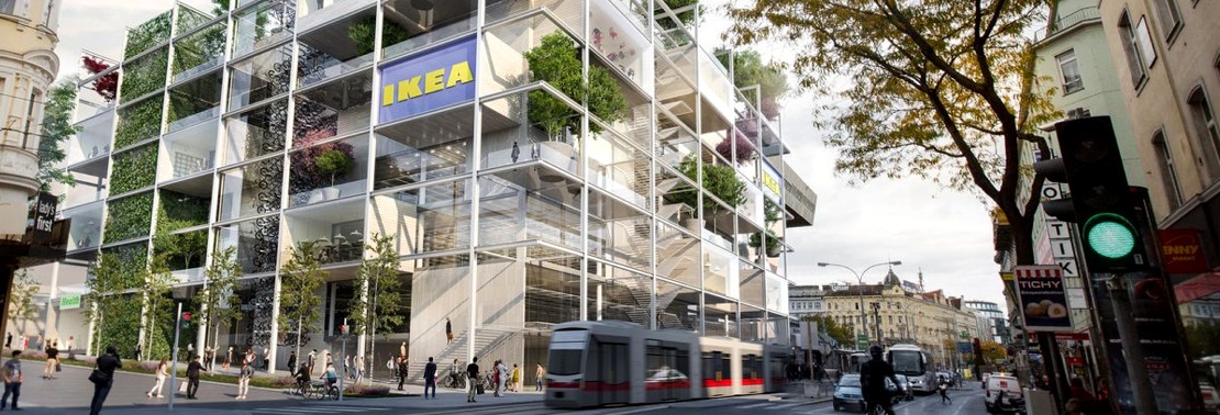 Stuwkracht Stapel banjo IKEA's New Vienna Store Includes a Green Roof and No Parking Spaces -  Greenroofs.com