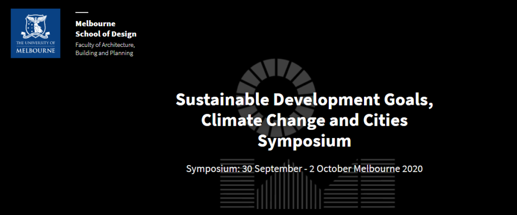 Sustainable Development Goals, Climate Change and Cities Symposium ...