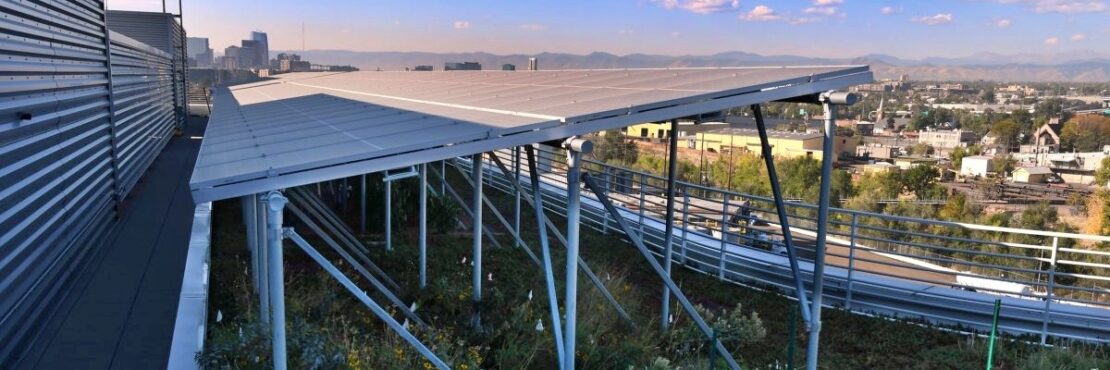 Solar Panels on Denver Buildings Throw Shade that Helps Crops Grow